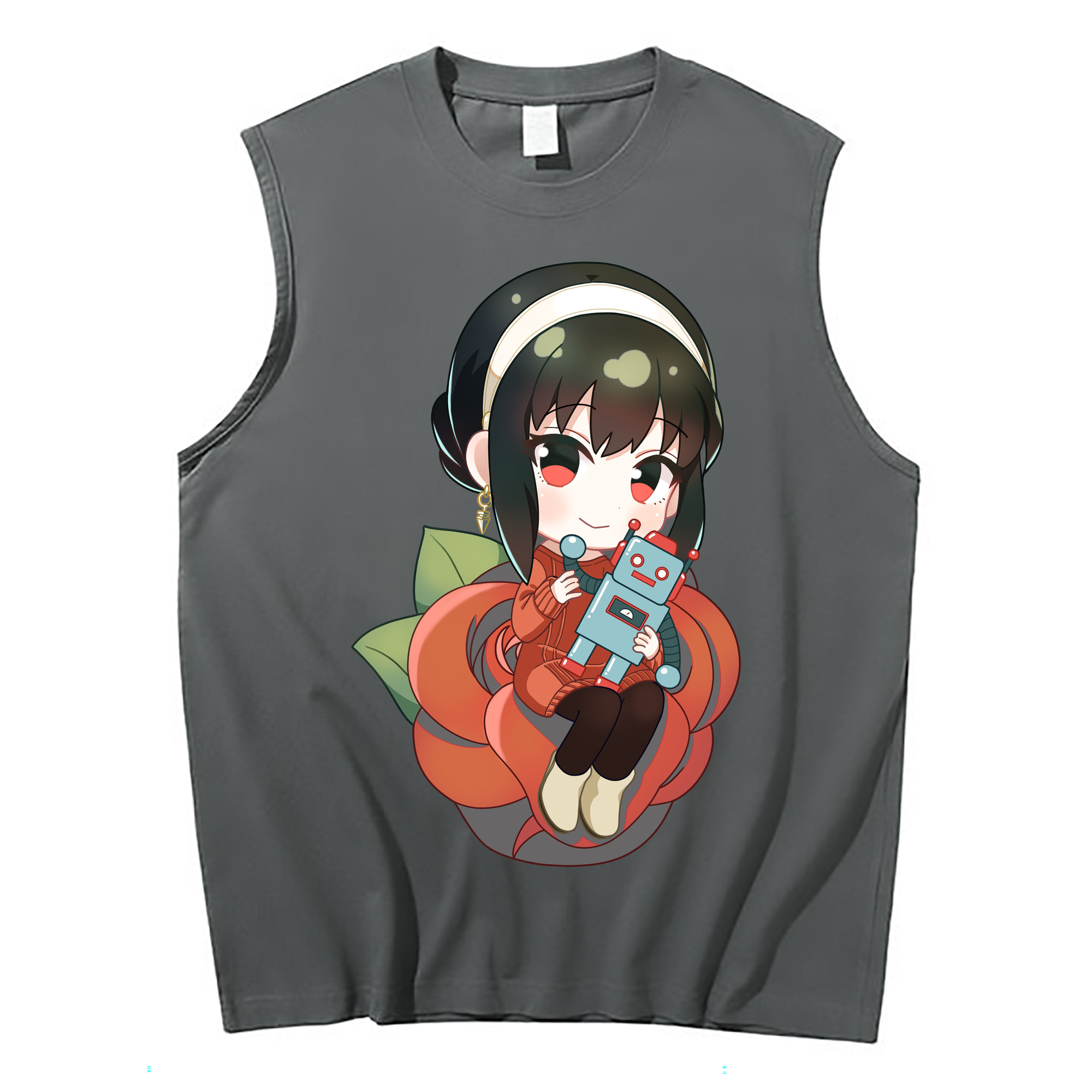 （画像用） SPY×FAMILY间谍家家酒 コットン100％タンクトップ（フロントプリント）